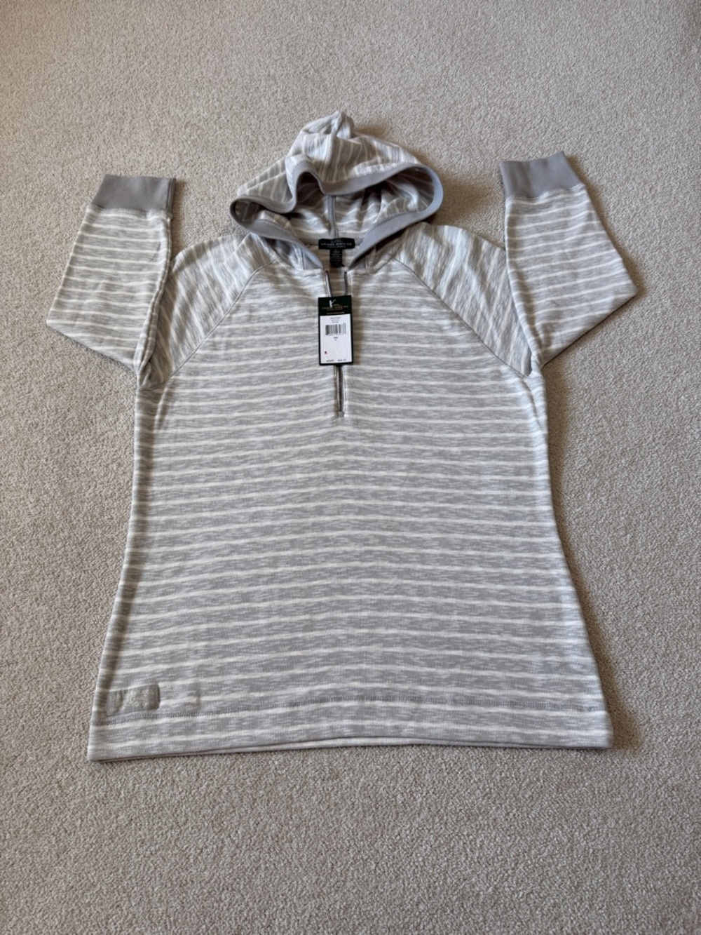 Lauren Jeans Co Lightweight 1/4 Zip Hoodie Women’s Large NWT!
